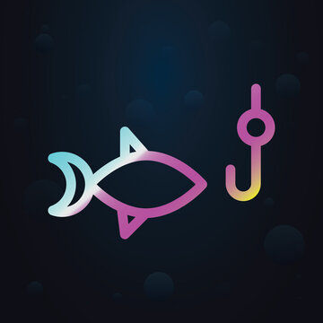 Fishing nolan icon. Simple thin line, outline vector of seaside icons for ui and ux, website or mobile application