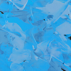 Modern contemporary acrylic background. Colorful texture made with a palette knife. Abstract painting on paper. Mess on the canvas.