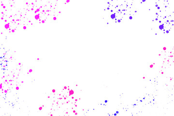 Art from watercolor With the distribution of color
