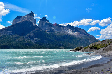 The Blue Lake and Los Cuernos