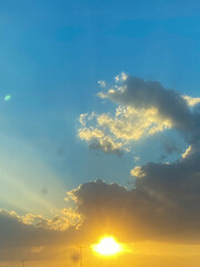 Obraz premium sunset in the sky