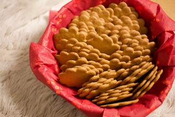 Anna Swedish gingerbread photographed from above