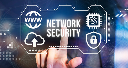 Internet, business, Technology and network concept. Cyber security data protection business technology privacy concept.