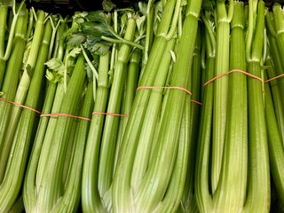 bunches of green celery