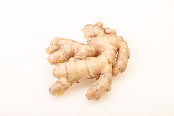 Natural organic raw ginger root
