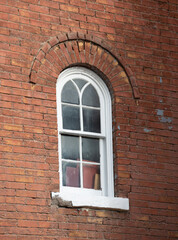 Old Window in a Brick Wall