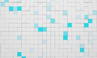 Square block structure background