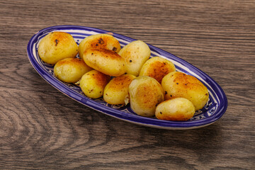 Roasted baby potato in the bowl