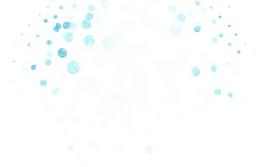 Light BLUE vector abstract backdrop with roses.