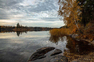 lake in autumn
