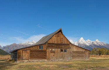 Famous  T.A. Moulton Barn Grand Teton National Park Wyoming in Autumn