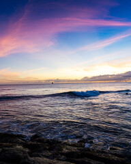 Obraz premium sunset over the sea