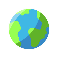 Isolated planet icon. Space object - Vector illustration