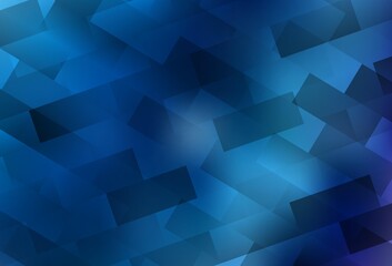 Light BLUE vector pattern in square style.