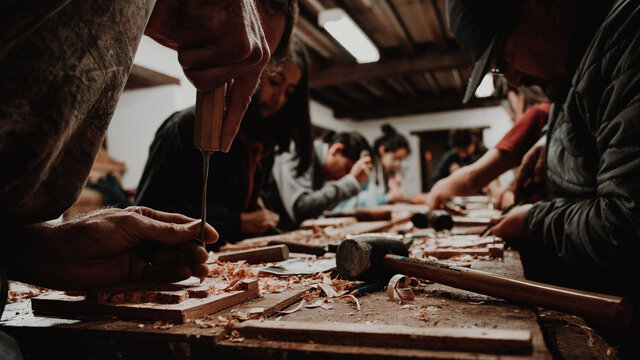 trabajo arte y estudio