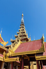 Palais royal à Mandalay, Myanmar