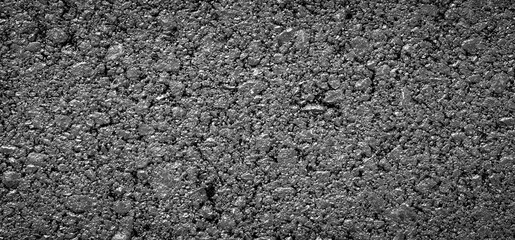 Gray new asphalt texture.