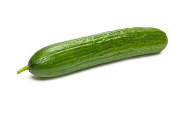 Cucumber isolated on white background.