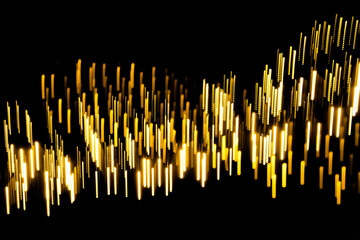 Faszination Licht - Lichtstäbe - Abstraktion und grafische Darstellung  von Weihnachtslichtern