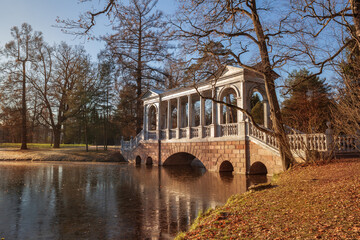 Marble bridge in Catherine park