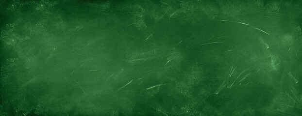 Green blackboard or chalkboard