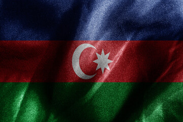 Abstract smooth silk background with the country flag