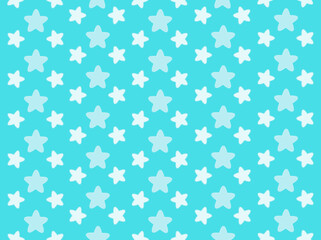 Calm light blue background with large and small stars