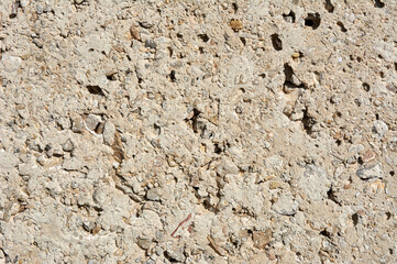 Textured stone, sandstone, limestone surface. Close image. Stone, natural abstract texture for backgrounds. Close up. architecture.