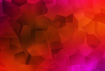 Light Pink, Red vector template with chaotic shapes.