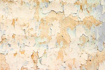 Texture of a concrete wall with cracks and scratches which can be used as a background