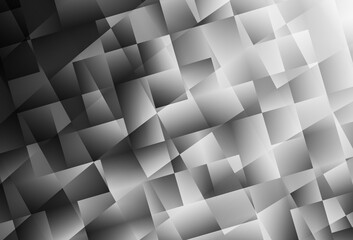 Light Gray vector pattern in square style.