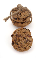 typical american chocolate cookies biscuits