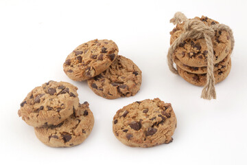 typical american chocolate cookies biscuits