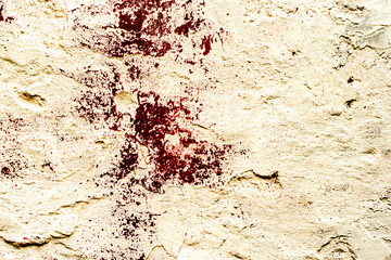 Texture of a concrete wall with cracks and scratches which can be used as a background