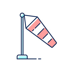 Windsock RGB color icon