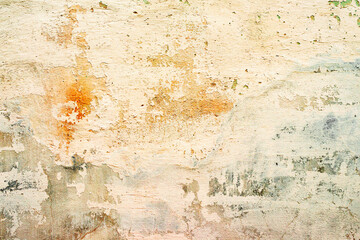 Obraz premium Texture of a concrete wall with cracks and scratches which can be used as a background