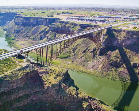 Perrine Bridge From The Air