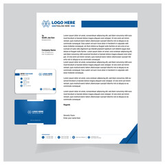 Business letterhead, Corporate Identity Print-Ready Vector.