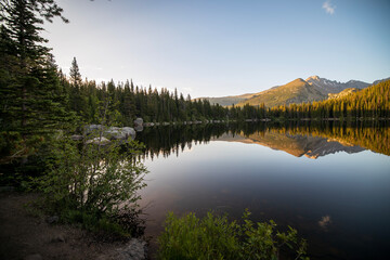 reflection in the lake