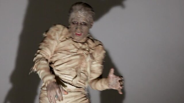 Male mummy dancing