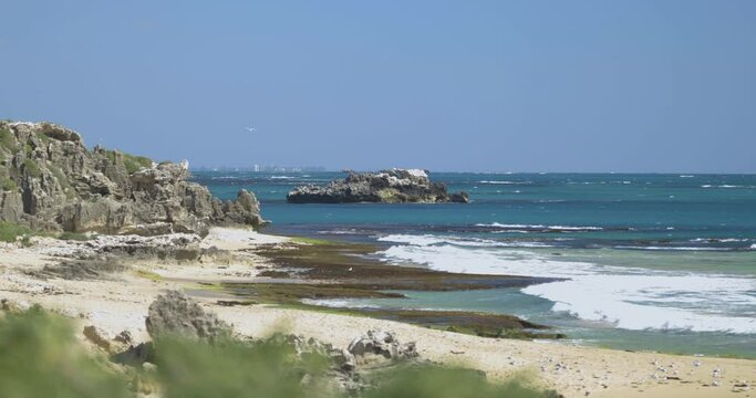 Penguin island beaches, Near Perth. Western Australia Tourism Scenery