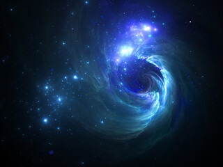 Computer-generated abstract fractal background.