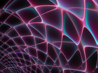 Abstract fractal background, computer-generated illustration.