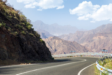 Country mountain road