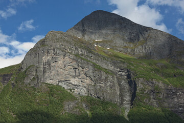Geiranger fjord, Beautiful Nature Norway. It is a 15-kilometre (9.3 mi) long branch off of the Sunnylvsfjorden, which is a branch off of the Storfjorden (Great Fjord)