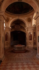 Obraz premium Basillica di San Giustina Interior, Padova, Italy