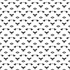 Seamless pattern. Rhombuses, chevrons, figures ornament. Geometrical backdrop. Shapes background. Geometric wallpaper. Polygons motif. Digital paper, textile print, web design, abstract. Vector