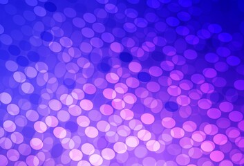 Light Pink, Blue vector backdrop with dots.