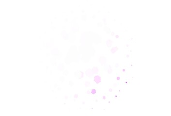 Light Purple vector template with chaotic shapes.