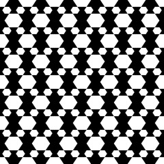 Seamless vector. Hexagons background. Figures ornament. Simple shapes wallpaper. Geometric image. Digital paper, textile print, abstract backdrop. Polygons pattern